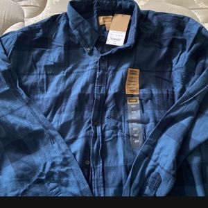 Big and tall flannel shirt